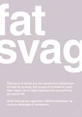 plakat: fatsvag - dusty lilac-Retro-A1two3
