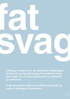 plakat: fatsvag - heavenly blue-Retro-A1two3