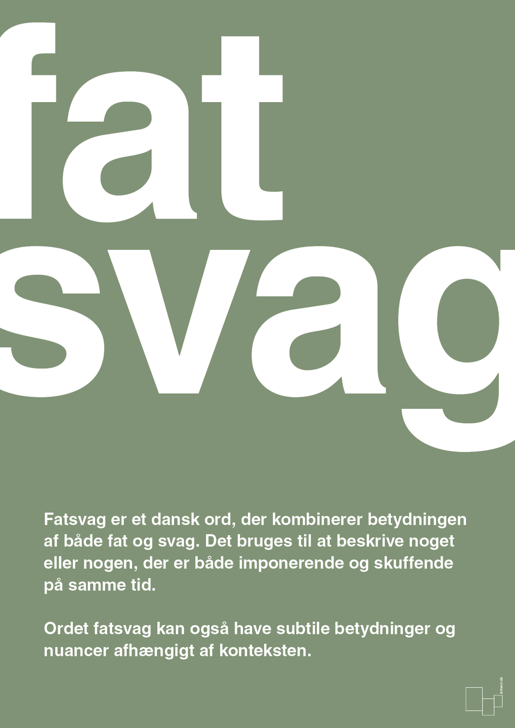 plakat: fatsvag - jade-Retro-A1two3