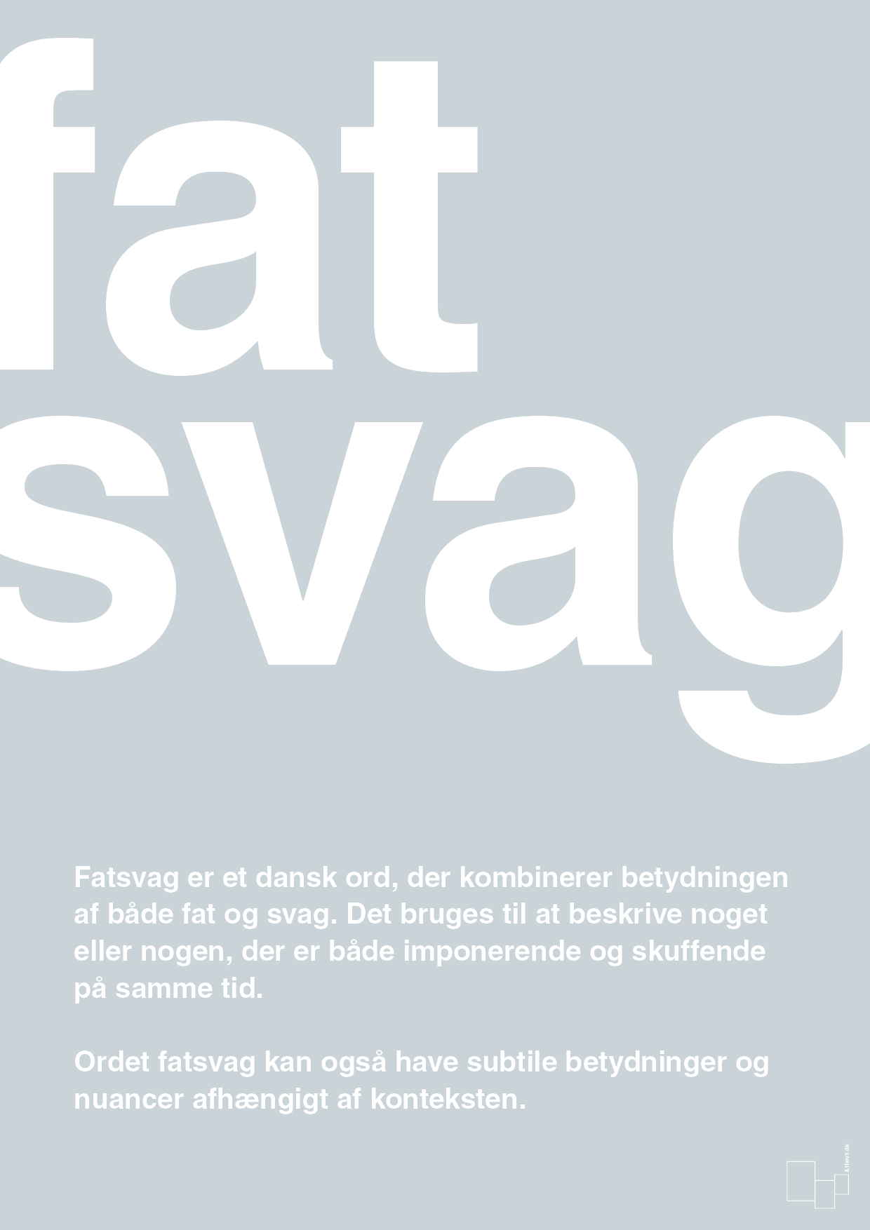 plakat: fatsvag - light drizzle-Retro-A1two3