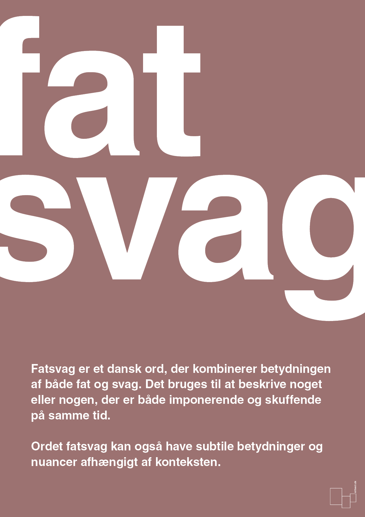 plakat: fatsvag - plum-Retro-A1two3