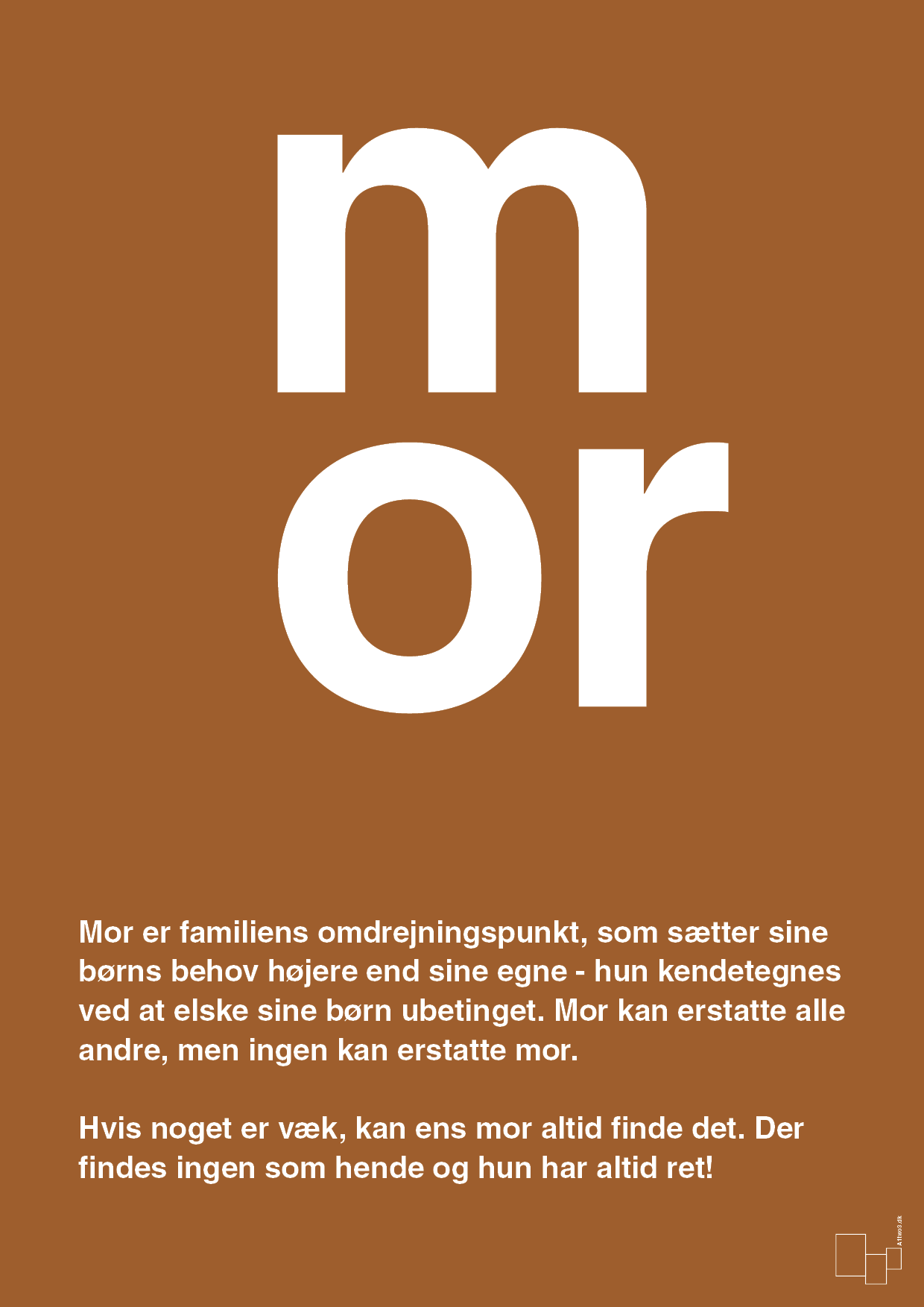 plakat: mor - cognac-Familie-A1two3