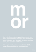 plakat: mor - light drizzle-Familie-A1two3