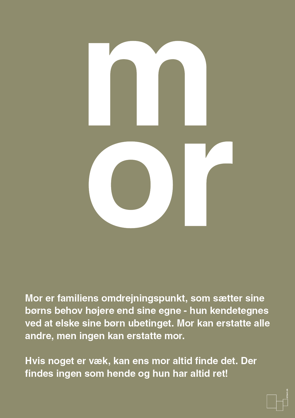plakat: mor - misty forrest-Familie-A1two3