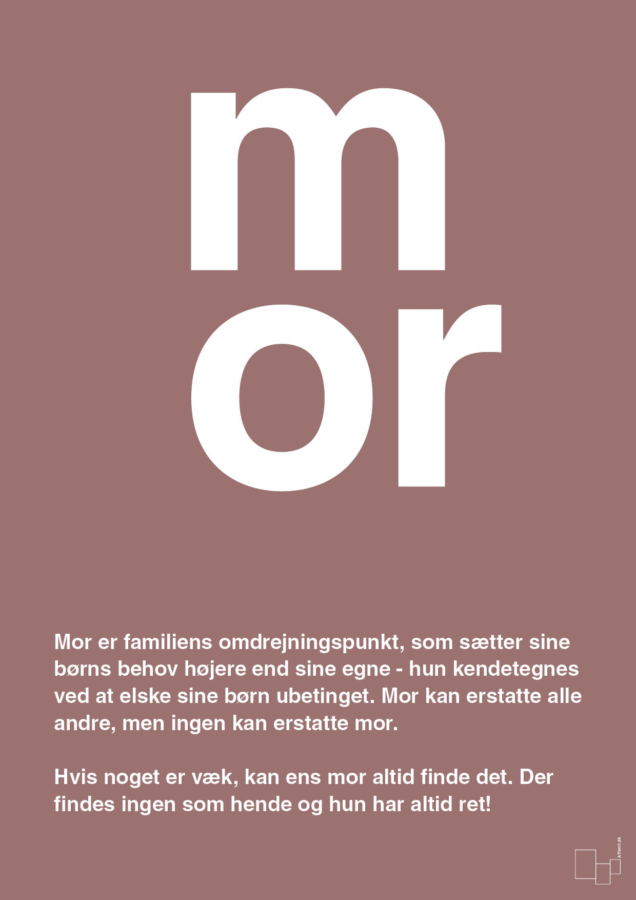 plakat: mor - plum-Familie-A1two3
