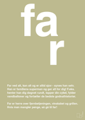 plakat: far - back to nature-Familie-A1two3