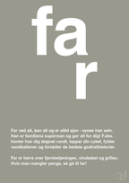 plakat: far - battleship gray-Familie-A1two3