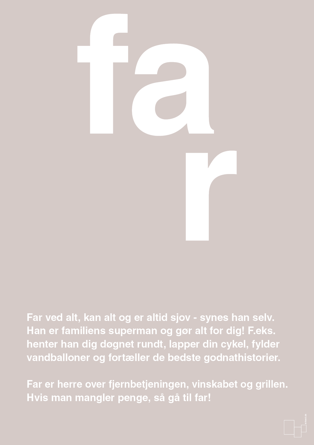 plakat: far - broken beige-Familie-A1two3
