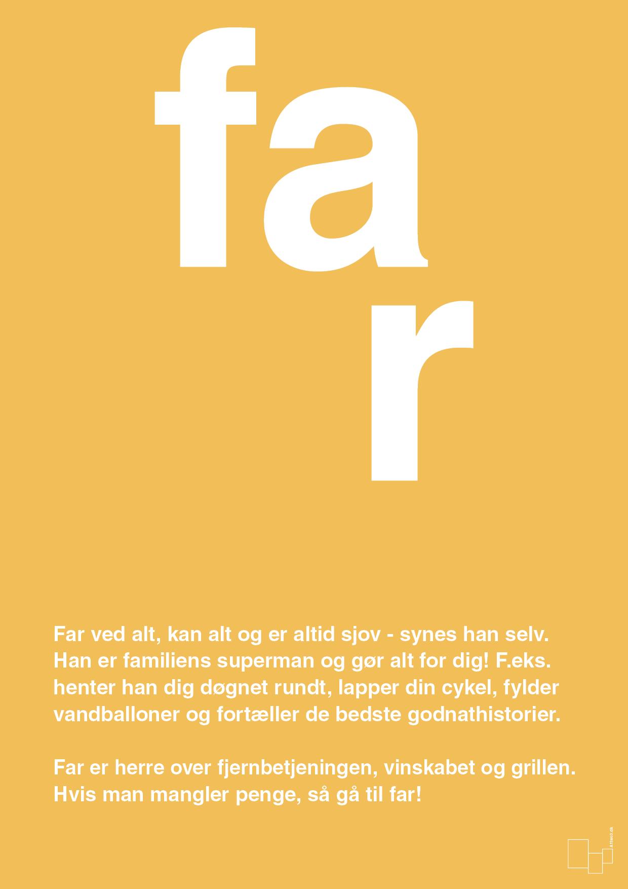 plakat: far - honeycomb-Familie-A1two3