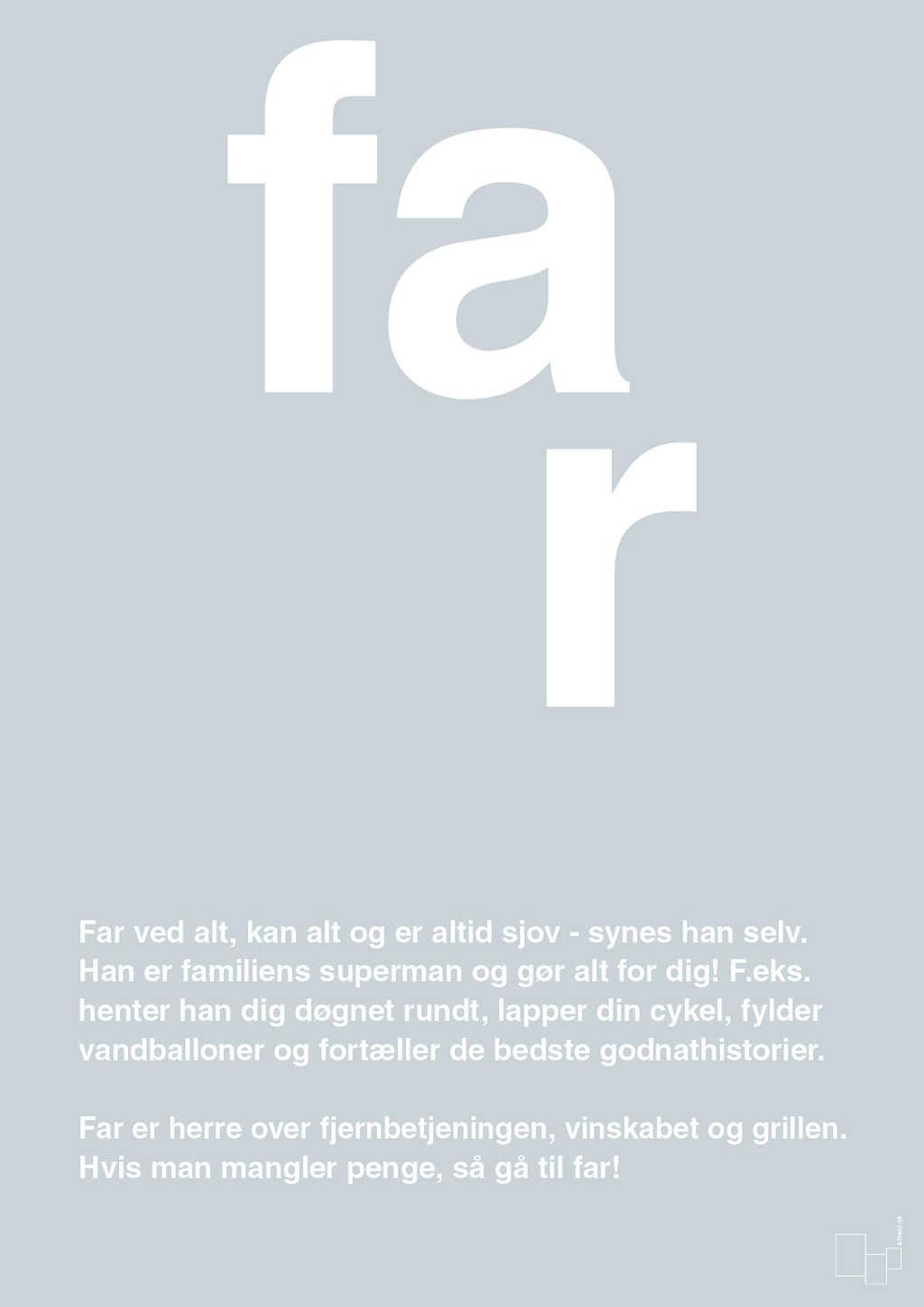 plakat: far - light drizzle-Familie-A1two3