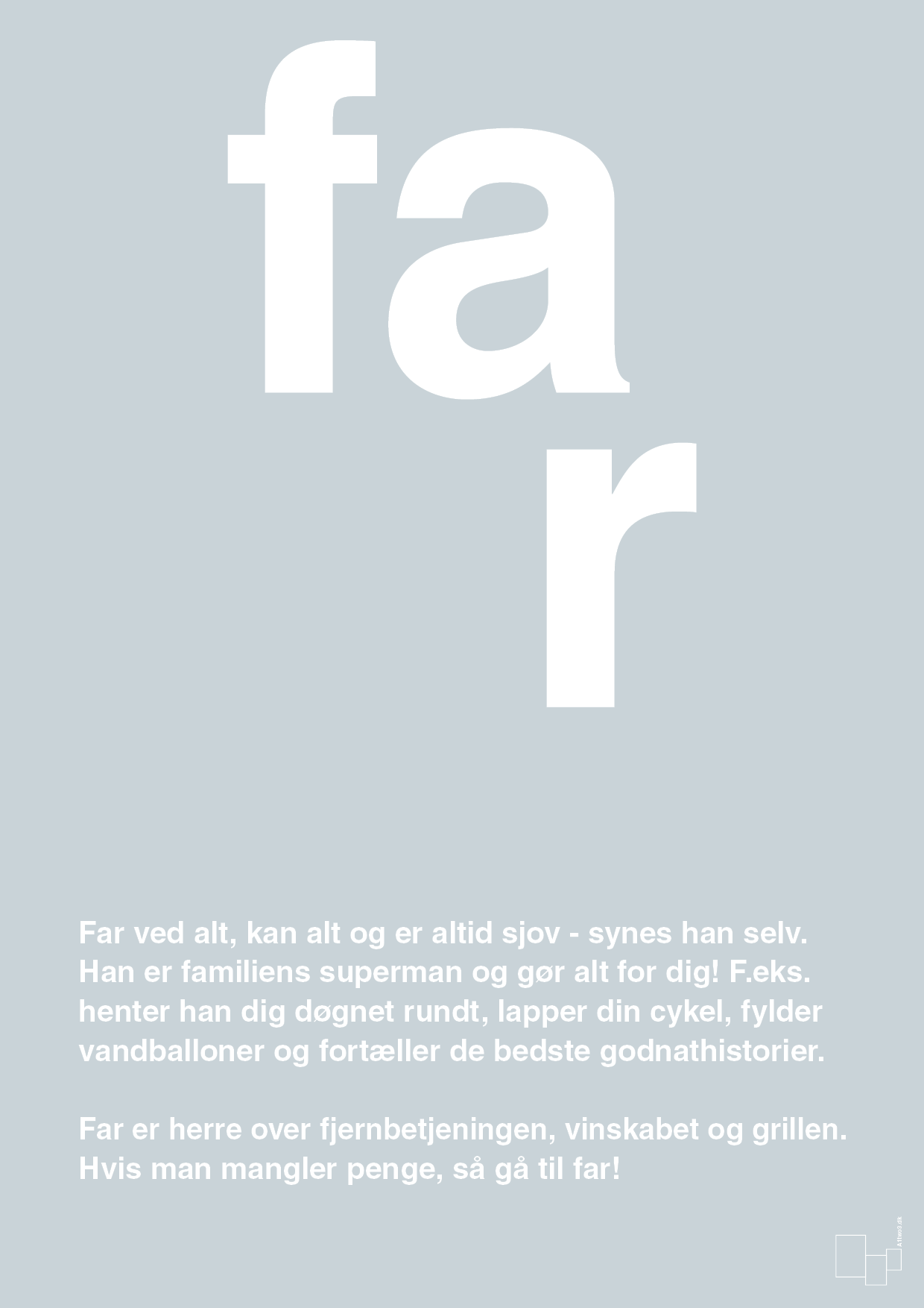 plakat: far - light drizzle-Familie-A1two3