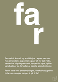 plakat: far - misty forrest-Familie-A1two3