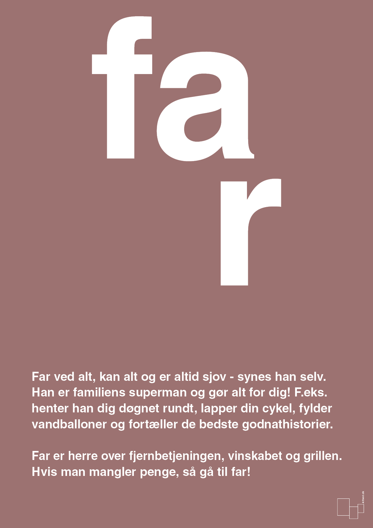plakat: far - plum-Familie-A1two3
