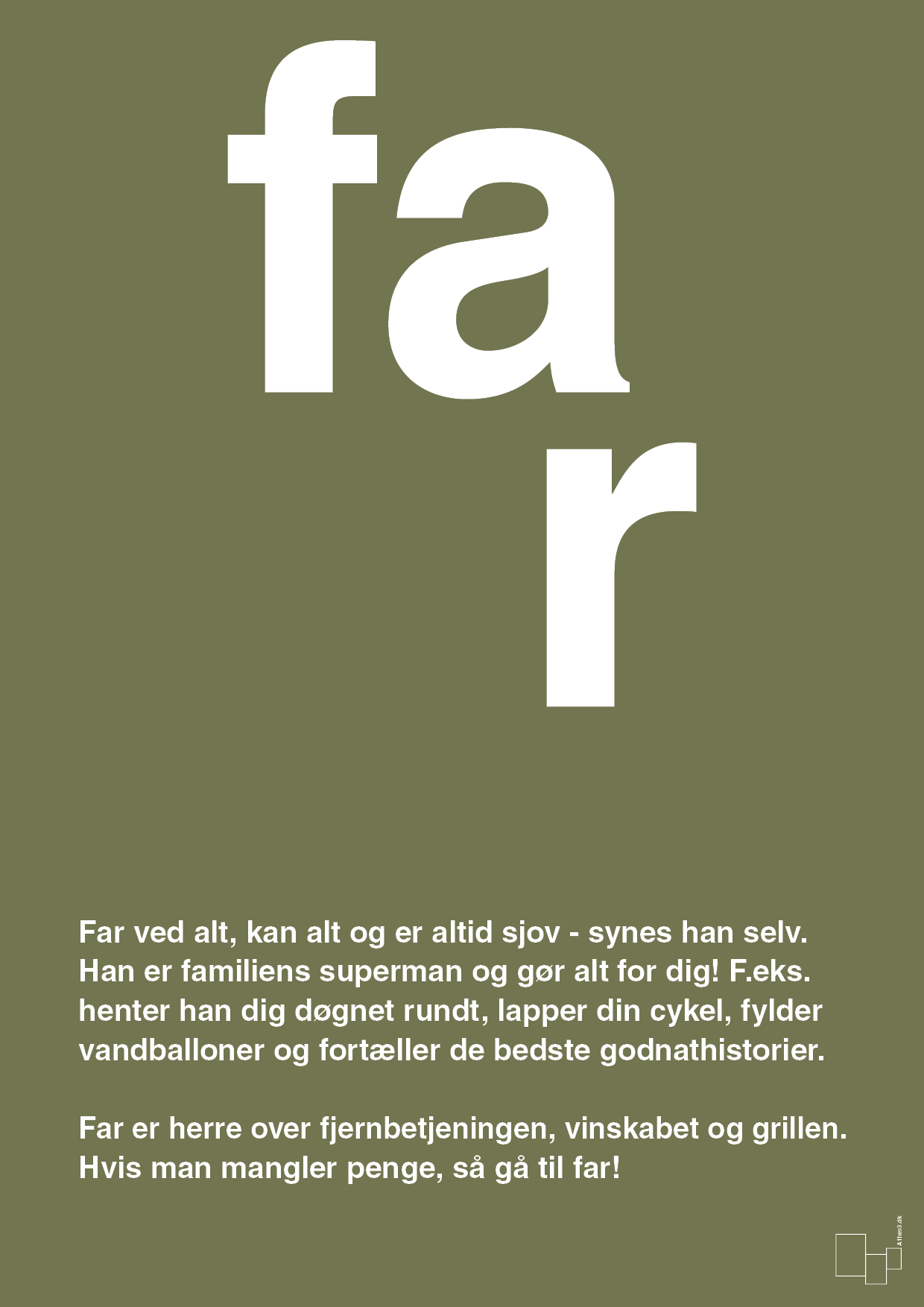 plakat: far - secret meadow-Familie-A1two3