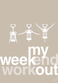 plakat: my weekend workout - creamy mushroom-Vin-A1two3