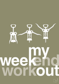 plakat: my weekend workout - misty forrest-Vin-A1two3