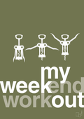 plakat: my weekend workout - secret meadow-Vin-A1two3