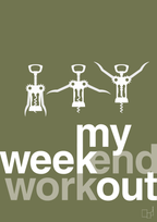 plakat: my weekend workout - secret meadow-Vin-A1two3