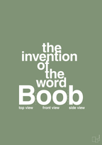 plakat: the invention of the word Boob - jade-Humor-A1two3