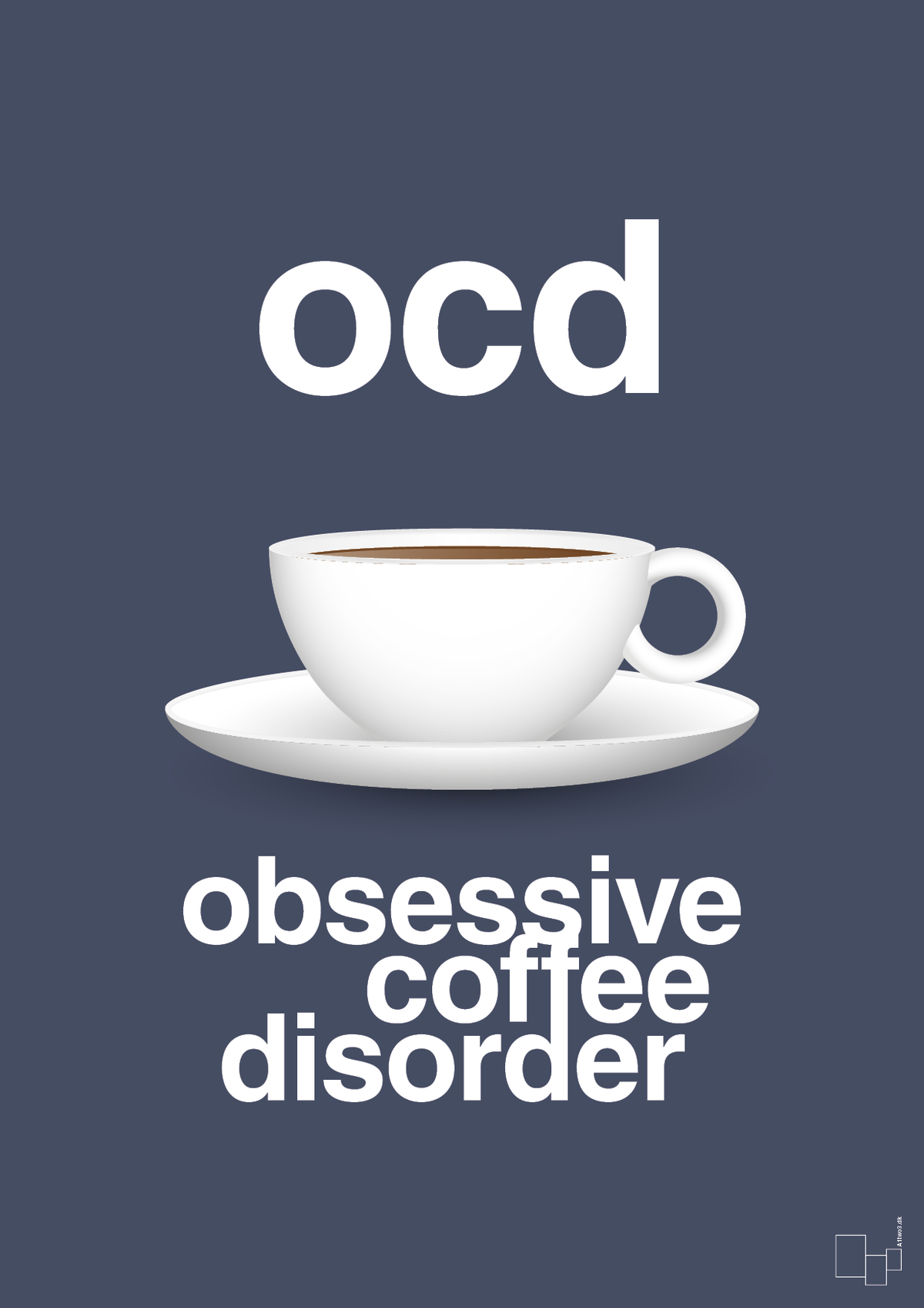 Ocd - obsessive coffe disorder - petrol-Kaffe-A1two3