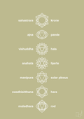 plakat: chakra - back to nature