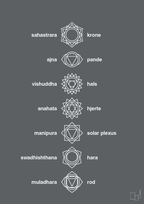 plakat: chakra - graphic charcoal-Alternativ-A1two3
