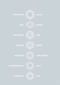 plakat: chakra - light drizzle
