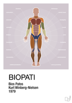 plakat: biopati - dusty lilac