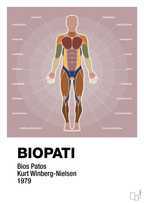 plakat: biopati - light rose