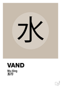 plakat: de fem faser - vand - creamy mushroom-Alternativ-A1two3