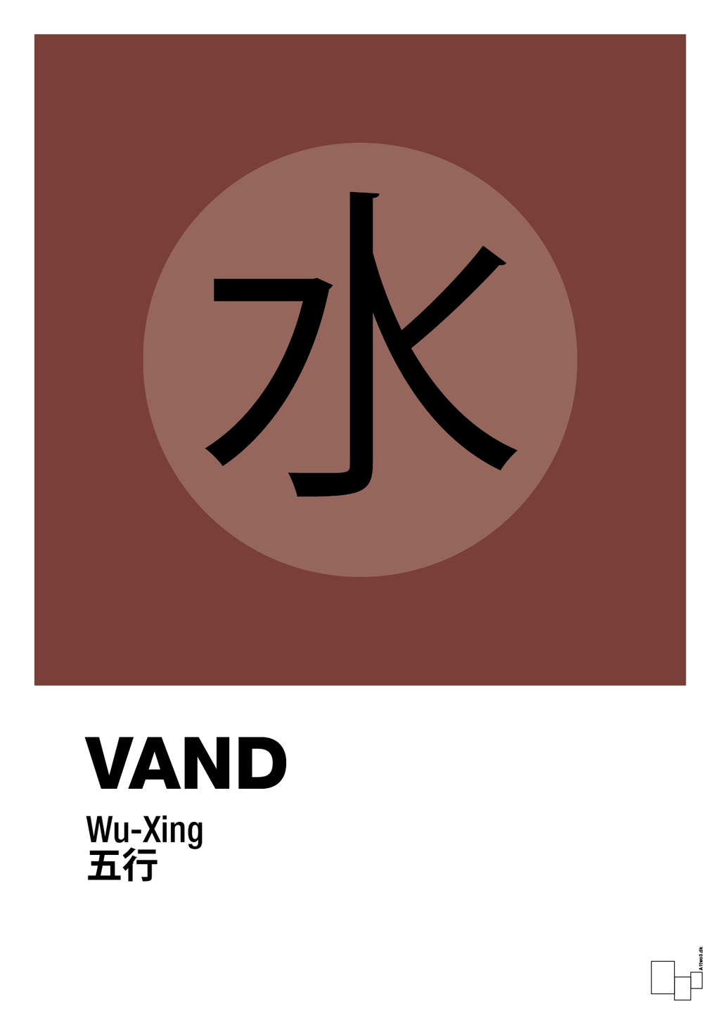 plakat: de fem faser - vand - red pepper-Alternativ-A1two3