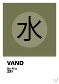 plakat: de fem faser - vand - secret meadow-Alternativ-A1two3
