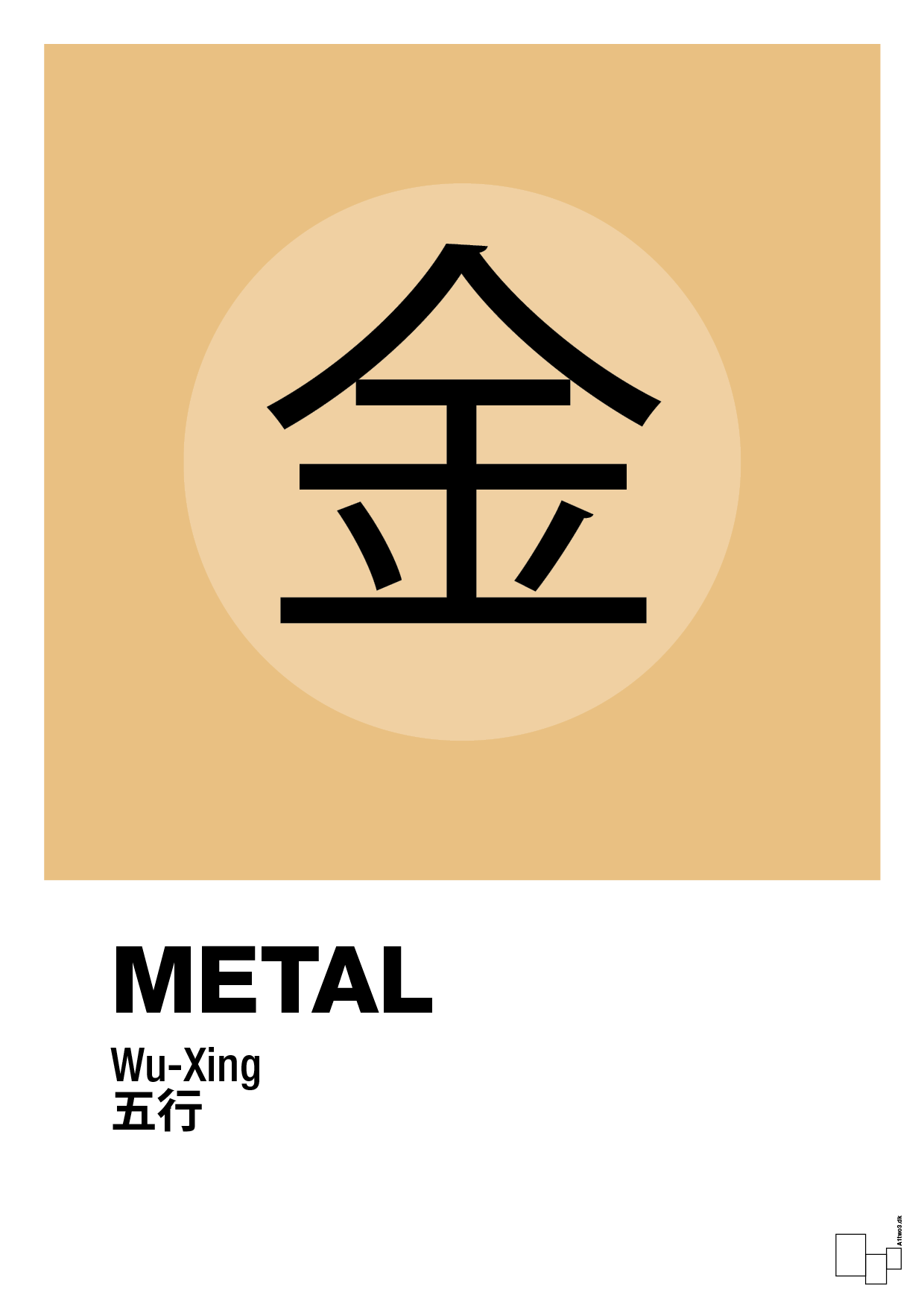 plakat: de fem faser - metal - charismatic-Alternativ-A1two3