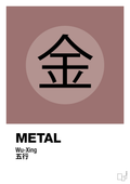 plakat: de fem faser - metal - plum-Alternativ-A1two3