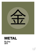 plakat: de fem faser - metal - secret meadow-Alternativ-A1two3