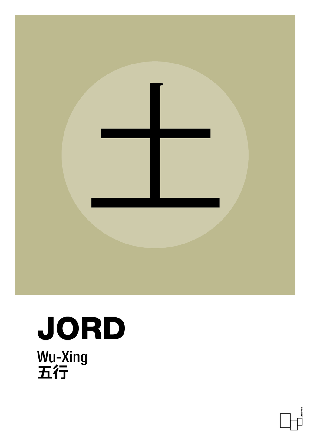 plakat: de fem faser - jord - back to nature-Alternativ-A1two3