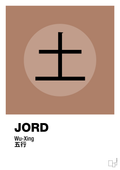 plakat: de fem faser - jord - cider spice-Alternativ-A1two3
