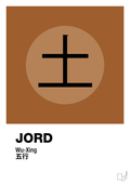 plakat: de fem faser - jord - cognac-Alternativ-A1two3