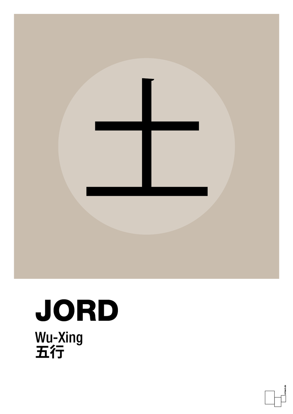 plakat: de fem faser - jord - creamy mushroom-Alternativ-A1two3