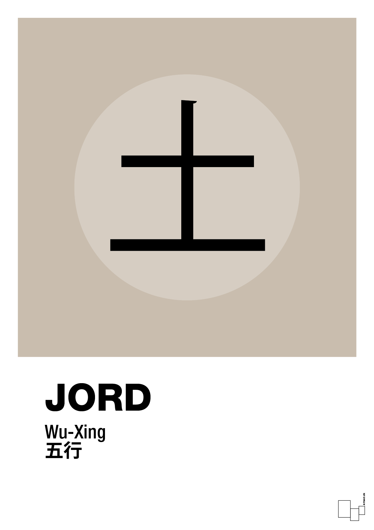 plakat: de fem faser - jord - creamy mushroom-Alternativ-A1two3