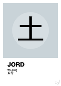plakat: de fem faser - jord - light drizzle-Alternativ-A1two3