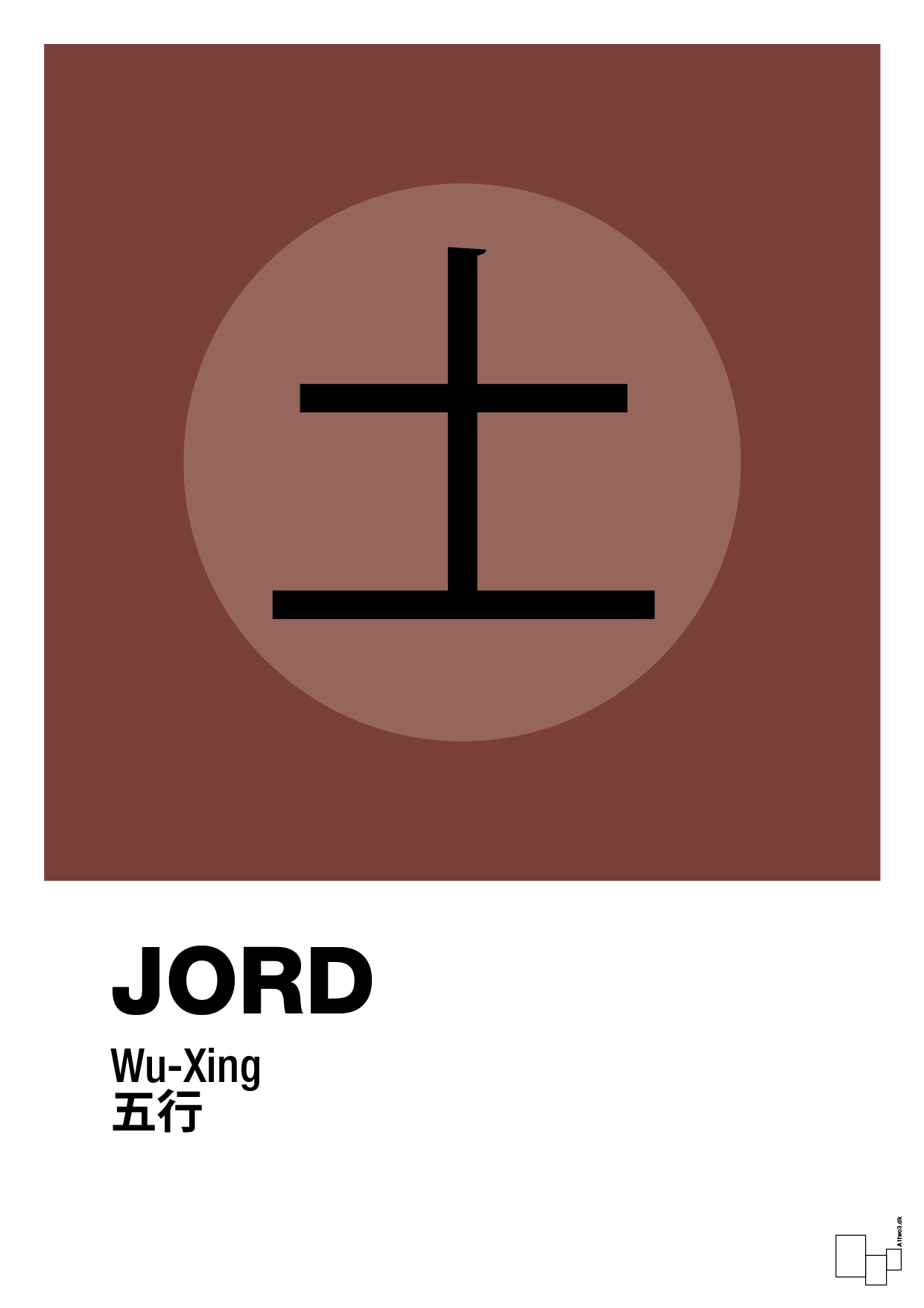 plakat: de fem faser - jord - red pepper-Alternativ-A1two3