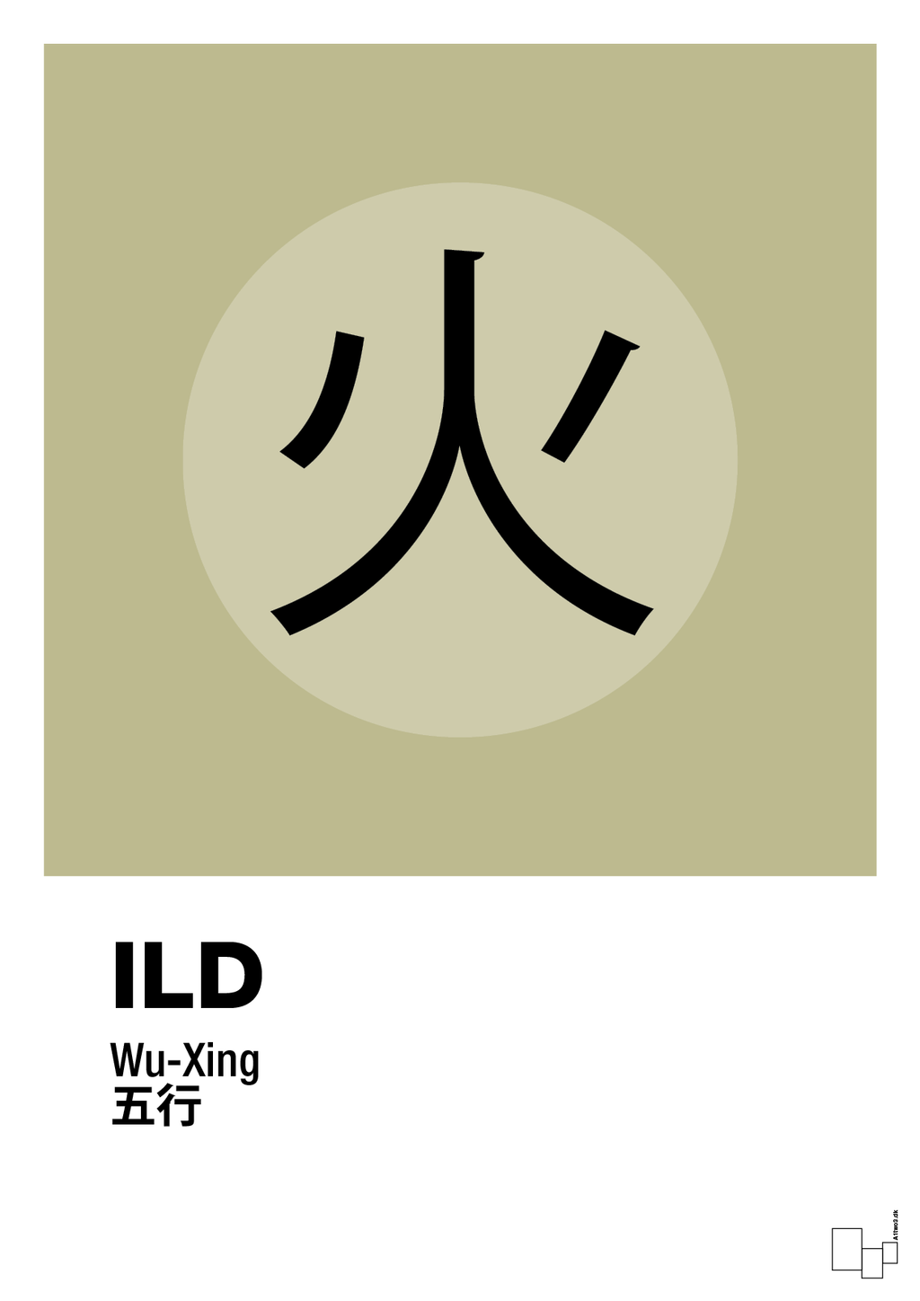 plakat: de fem faser - ild - back to nature-Alternativ-A1two3