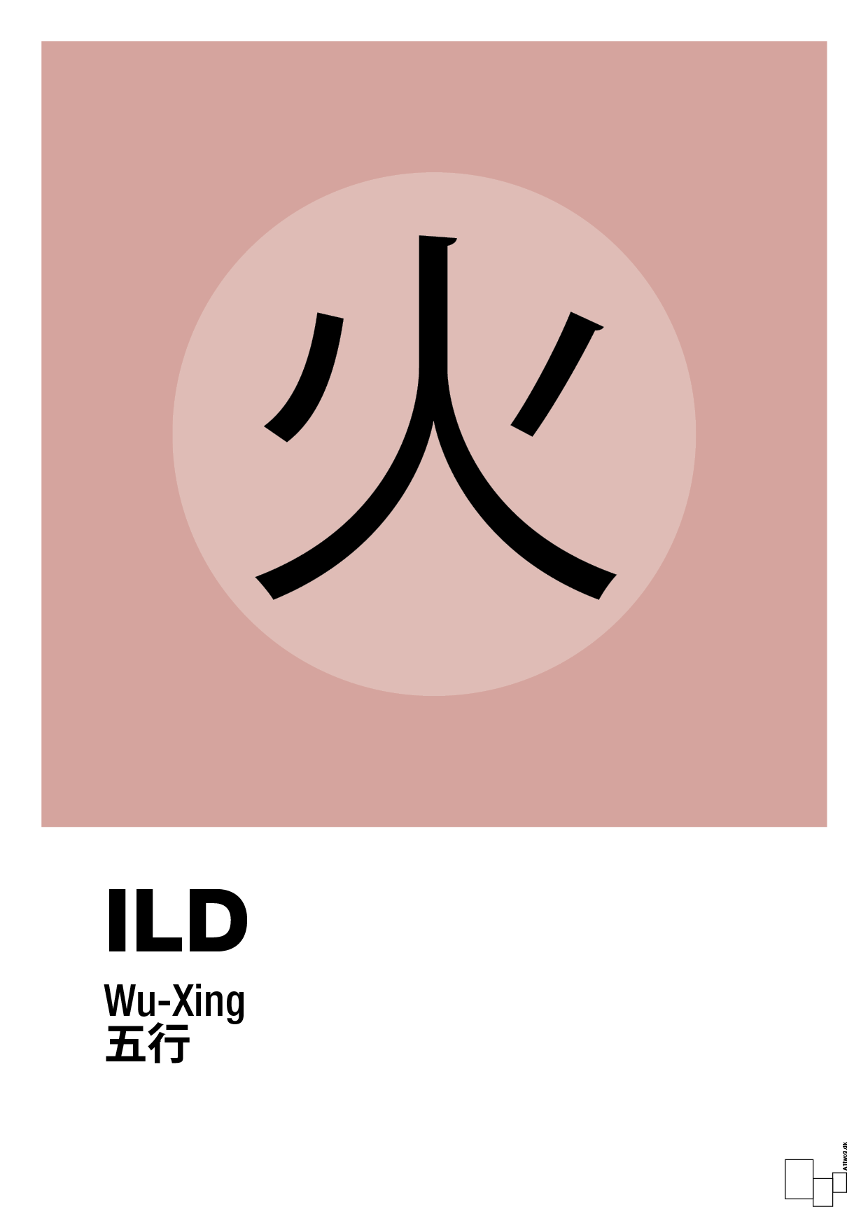 plakat: de fem faser - ild - bubble shell-Alternativ-A1two3