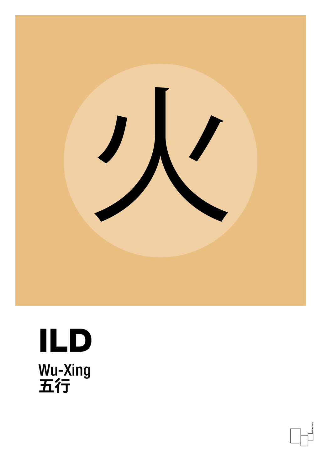 plakat: de fem faser - ild - charismatic-Alternativ-A1two3