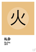 plakat: de fem faser - ild - charismatic-Alternativ-A1two3