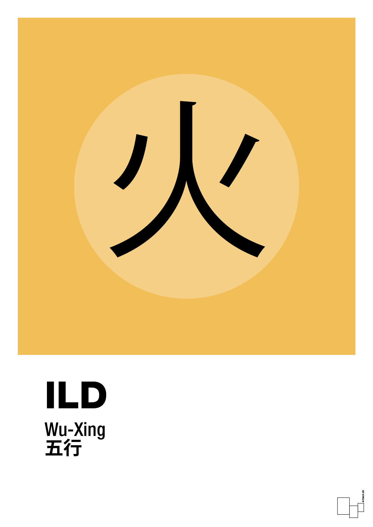 plakat: de fem faser - ild - honeycomb-Alternativ-A1two3