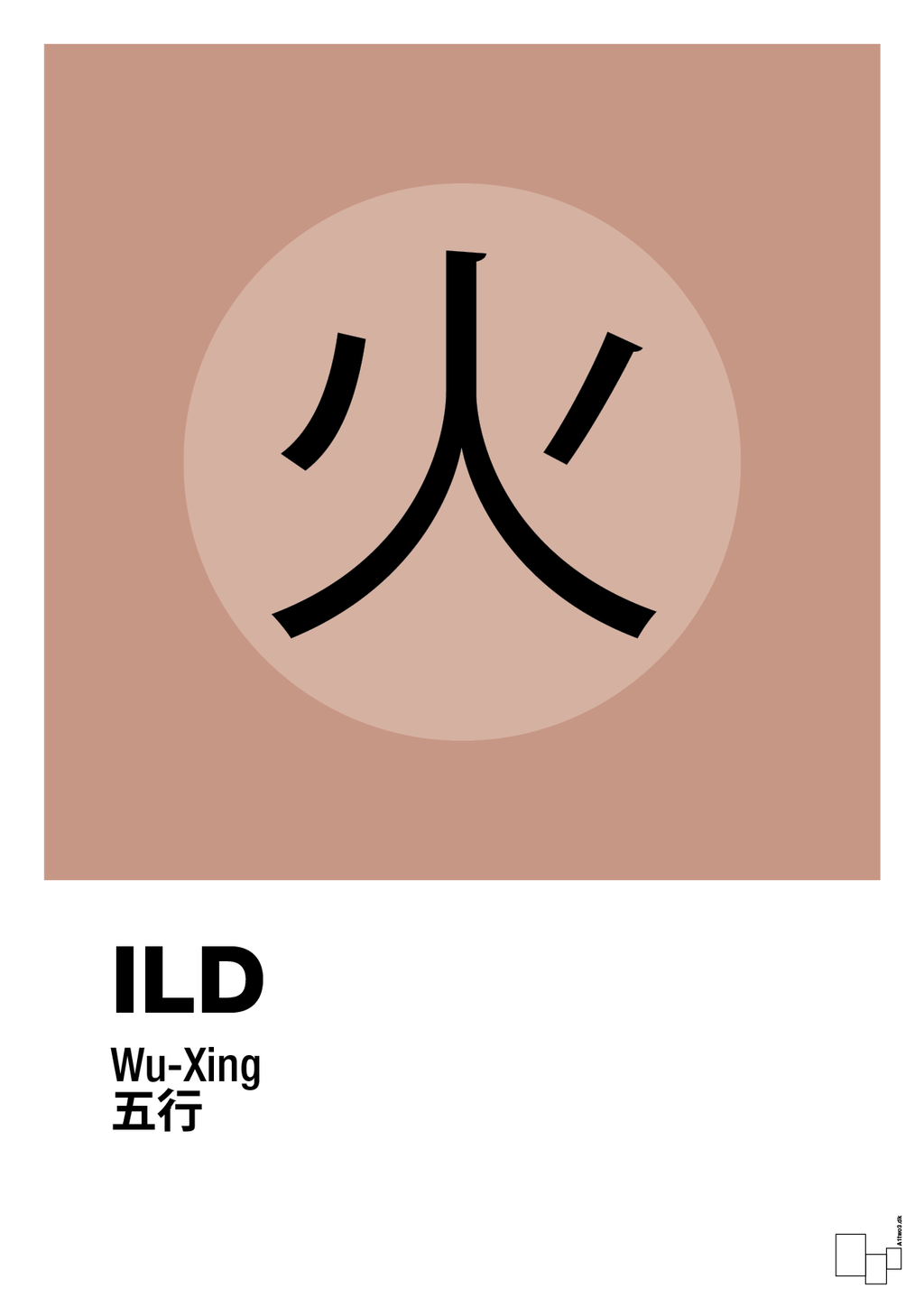 plakat: de fem faser - ild - powder-Alternativ-A1two3