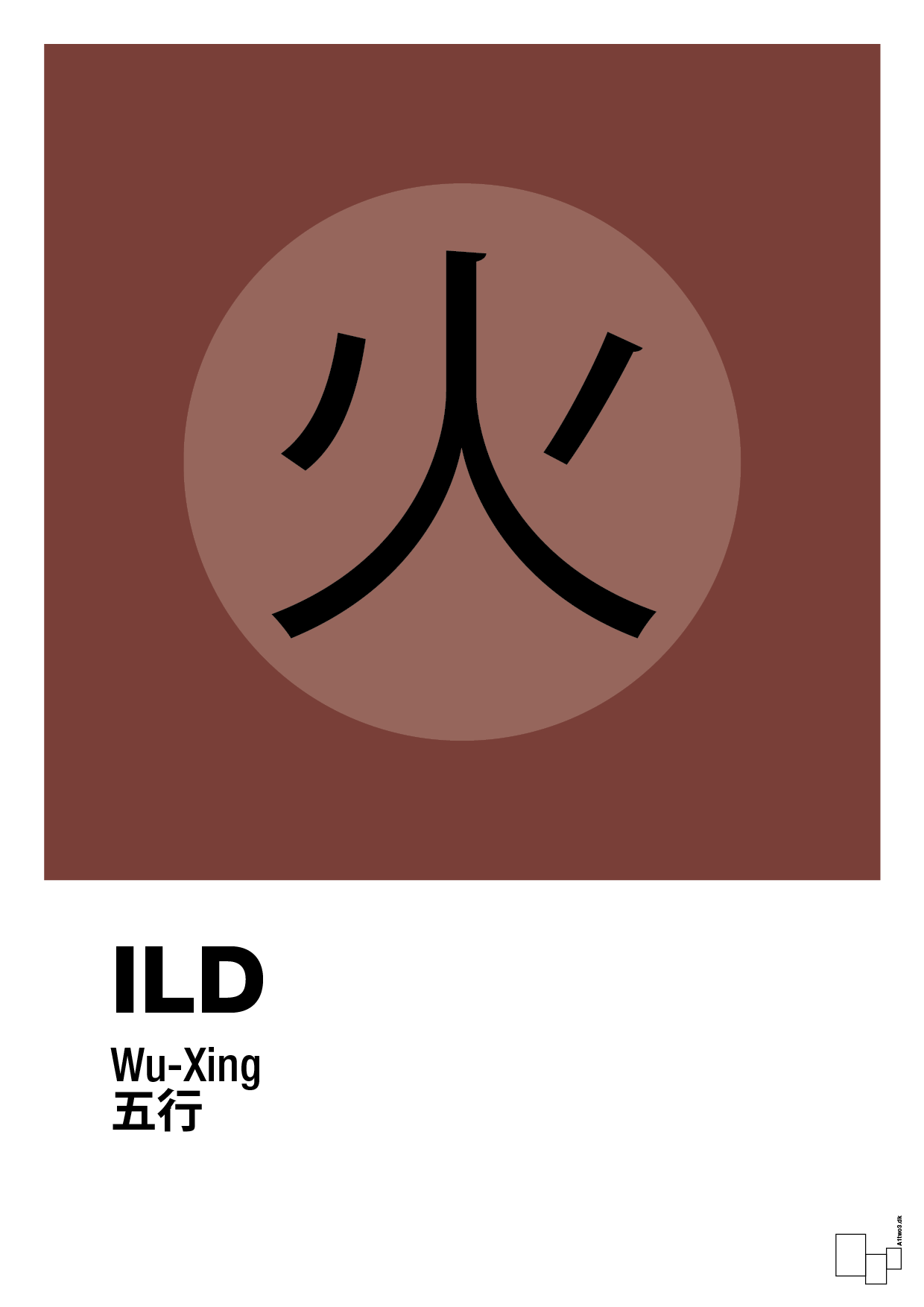 plakat: de fem faser - ild - red pepper-Alternativ-A1two3