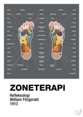plakat: zoneterapi - graphic charcoal-Alternativ-A1two3